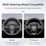 Breathable Leather Wheel Cover for Infiniti Q50 G37 Car Interior Accessory Hocasen