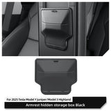 Smabee for Tesla Model Y Launch 2025 Juniper/Model 3 Highland Car Armrest Hidden Storage Box Organizer Accessories Tidying