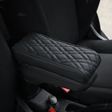 Leather Console Armrest Mat Seat for Smart Fortwo 451 Car Interior Accessory GMUNI