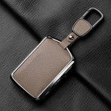 Metal and Leather Car Key Case Cover for Volvo XC40 XC60 S90 XC90 V90 2017 2018 Accessories