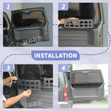 Tailgate Window Storage Enclosure for Suzuki Jimny Car Interior Accessory HEBE
