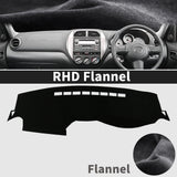 Plush Fabric Dashboard Sunshade for Toyota RAV4 2000–2005