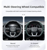 Breathable Leather Wheel Cover for Audi A4 A5 A6