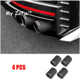 For New DODGE Attitude GT GAC Empow 2024 2025 Car Special Matte Glossy Carbon Fiber Muffler Exhaust Pipe Mount black Accessor