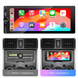 6.9 Inch 1DIN Multimedia CarPlay Android Auto Touch Stereo Android Head Unit LEXXSON