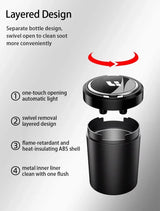 For Leading Lixiang L7 L8 L9 2022 2023 Car Ashtray Auto Pop Lid Portable Car Interior Ashtray with LED Light