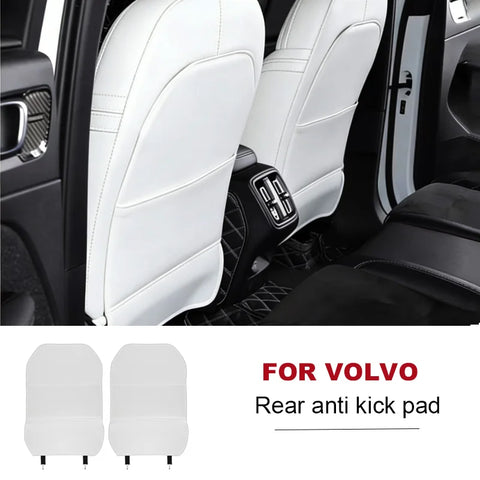 Rear Seat Anti-Kick Protector Pad for Volvo XC40 C40 Car Interior Accessory LINGLUYANG 2pcs 1 XC40