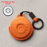 Suede Car Key Case for Mercedes Benz Smart #1 #3 fortwo brabus EQFortwo ForFour Premium Pro+