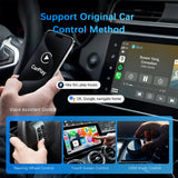 Mini 2-in-1 Wireless CarPlay and Android Auto AI Adapter
