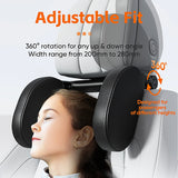 360° Adjustable Ergonomic Auto Cervical Pillow with Memory Foam and Side Pads Car Accessory OEM
