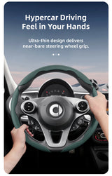 Smart Breathable Faux Leather Steering Wheel Cover