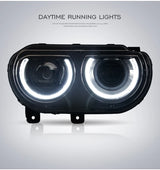 Dual Beam Projector Headlights RGB for Challenger 08-14