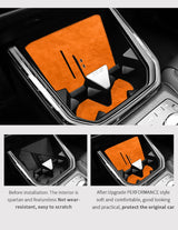 For BMW X3 G48 G45 (2025-) Console Cup Holder Wirless Charging Pad Protection Cover Trim Stickers Car Interior Tuning Accessory