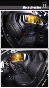 Leather Car Seat Covers for Smart Fortwo 453 Models