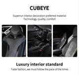 For Audi A6 A7 (2019-2025) Sport Gear Shift Knob Cover Boot Trim Sticker Made of Alcantara