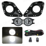 LED Fog Light Assembly for Toyota Ractis 2010-2014 Car Interior Accessory MAGIC COLORM Led White