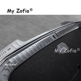 Rear Trunk Bumper Guard Cover Sticker Boot Plate For Zeekr 7X 2025 2026 Car Protector ABS Carbon fiber Decoration Accessories