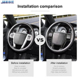 Steering Wheel Trim Stickers for Chrysler 300 10-14 Car Interior Accessory HEBE