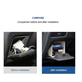 Driver Lower Storage Box for Volvo S90 XC90 V90 Car Interior Accessory LINGLUYANG