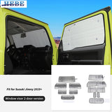 Aluminum Window Visor for Suzuki Jimny 2019 Car Interior Accessory HEBE