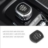 Metal Handbrake Cover Sticker for Volvo S60 V90 XC90 Car Interior Accessory LINGLUYANG