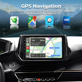 9-inch QLED Android Multimedia Player for Peugeot 208 2019–2022 Android Head Unit RSNAVI