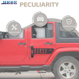 Rear Door Protection Frame for Jeep Wrangler JK JL Car Interior Accessory HEBE