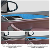 BMW X3 X4 Door Inner Handle Decorative Trim Frame Sticker 4Pcs Alcantara Car Interior Accessory NONE