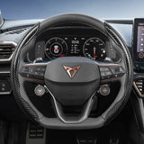 Carbon Fiber Steering Wheel Cover for Cupra Models