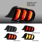 LED Tail Lights Sequential Red for Ford Mustang Car Interior Accessory Vland