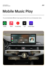 12.3 Inch Linux Multimedia Screen for Audi A4 A5 2016-2019