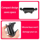 For Tesla New Model 3 Y Highland Juniper Car Phone Holder Gravity Support Bracket Cell Phone Navigation Stand Mount Phone Mou