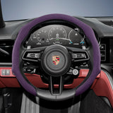 Premium Suede Steering Wheel Cover for Porsche Cars