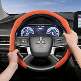 Premium Suede Wheel Cover for Mitsubishi Outlander SUV Car Interior Accessory Hocasen