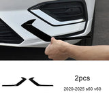 Black Mesh Fog Light Trim for Volvo S60 2020-2025 Car Interior Accessory LINGLUYANG s60 2020-2025 2pcs