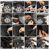 Spare Tire Storage Bag Oxford for Jeep Wrangler JK JL Car Interior Accessory HEBE