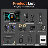 LBW Magnetic Motorcycle GPS CarPlay Android Auto Android Head Unit LBW