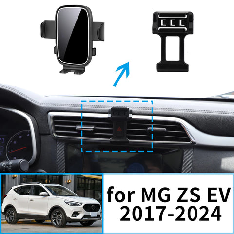 Wireless Charging Phone Mount for MG ZS and ZS EV 2017–2024 Car Phone Holder CATUSIKI