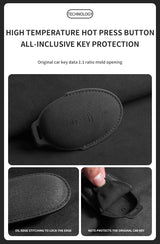 Suede Car Key Case Cover For Rising Auto R7 F7 ER6 Car Key Shell Accessories