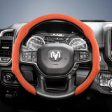 Dodge Suede Steering Wheel Cover Durable Non-Slip