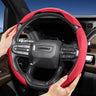 Split Snap-On Suede Steering Wheel Cover for GMC