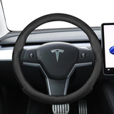 Ultra-Thin Leather Steering Cover for Tesla 2024 Car Interior Accessory Hocasen