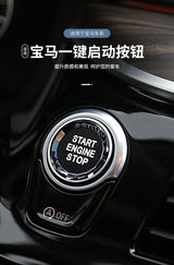 For BMW X1 X2 X3 X5 X6 F20 F21 F22 F23 F30 F34 F10 Crystal Engine Start Stop Button One - Click Start Button Modification Car