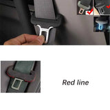 Universal Suede Seat Belt Buckle Pads for Car Trim Car Interior Accessory LINGLUYANG
