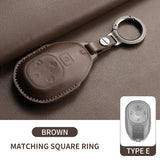 Leather Car Key Case Cover For GAC GS4 GM8 GA4 GS5 GS3 GA3 GA6 SGS7 Trumpchi E8 E9 MPV S7 E8 E9 GN8 M8 GM8 Remote Key Case Shell