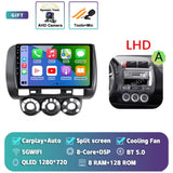 2K QLED Android Head Unit with Wireless CarPlay for Honda Jazz