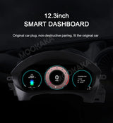 Digital LCD Instrument Cluster for Porsche Macan 2014–2025
