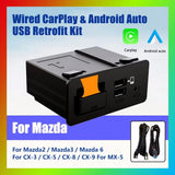 Wired CarPlay Android Auto Retrofit Hub for Mazda CX-5 2018 CarPlay Retrofit Module LEXXSON