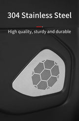 Door Tweeter Cover Stainless Steel for Toyota GR86 BRZ Car Interior Accessory GMUNI