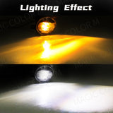 8000LM Universal LED Fog Lights for Citroen Ford Honda Car Interior Accessory MAGIC COLORM
